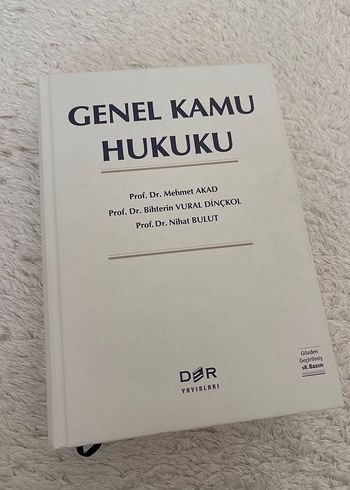 Genel Kamu Hukuku Kitabı - Prof. Dr. Mehmet Akad