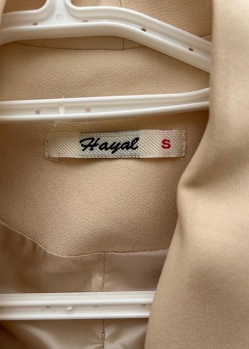 36 Beden Bej Kadın Blazer Ceket