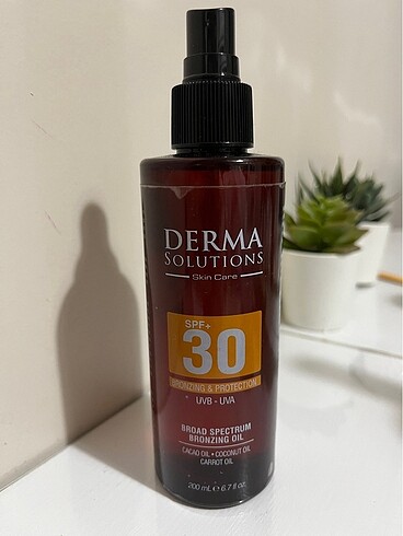DERMA SOLUTIONS BRONZLAŞTIRICI YAĞ
