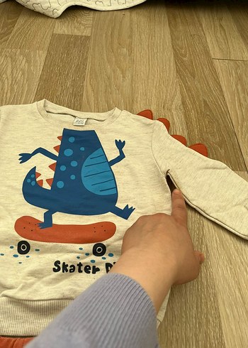 1,5 Yaş Beden turuncu Renk Erkek Bebek takım