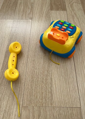Fisher Price Sarı Renkli Eğitici Oyuncak Telefon