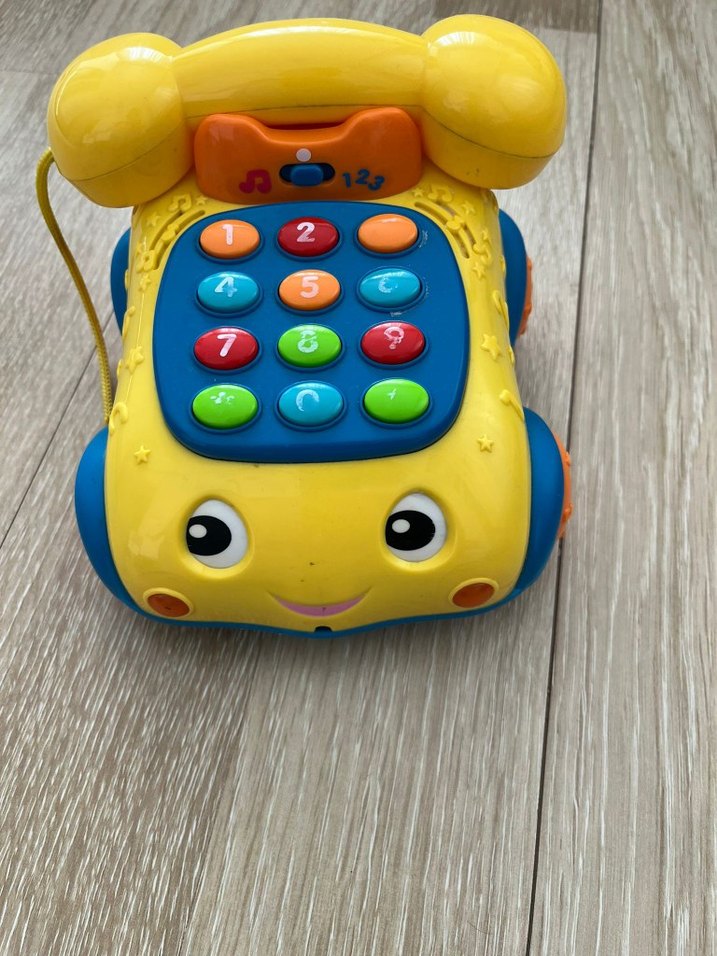 Sarı Renkli Eğitici Oyuncak Telefon - Görsel 3