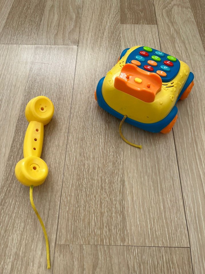 Sarı Renkli Eğitici Oyuncak Telefon - Görsel 2