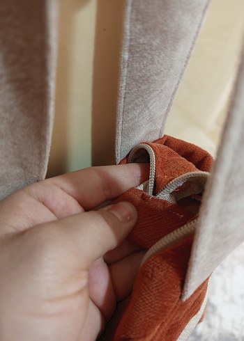 süet kol çantası - Görsel 3