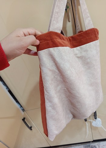 süet kol çantası - Görsel 4