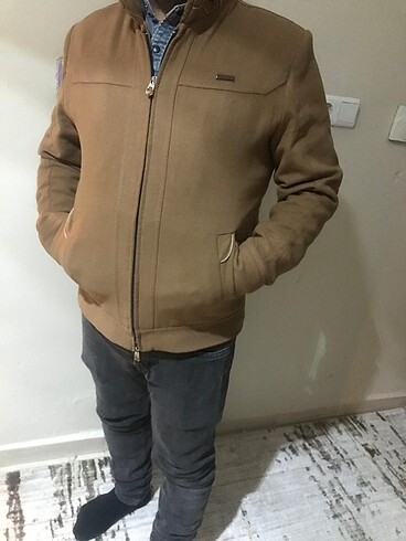 tek beden Beden camel Renk Casaba Erkek kaban