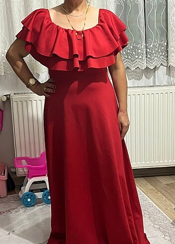 xl Beden Zara abiye elbise