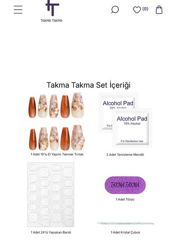 Bej Renkli Tırnak Süslemeleri - Görsel 2