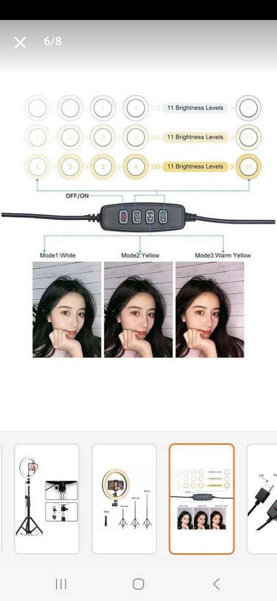 Kumandalı Işıklı Telefon Tutucu ve Tripod - Görsel 4