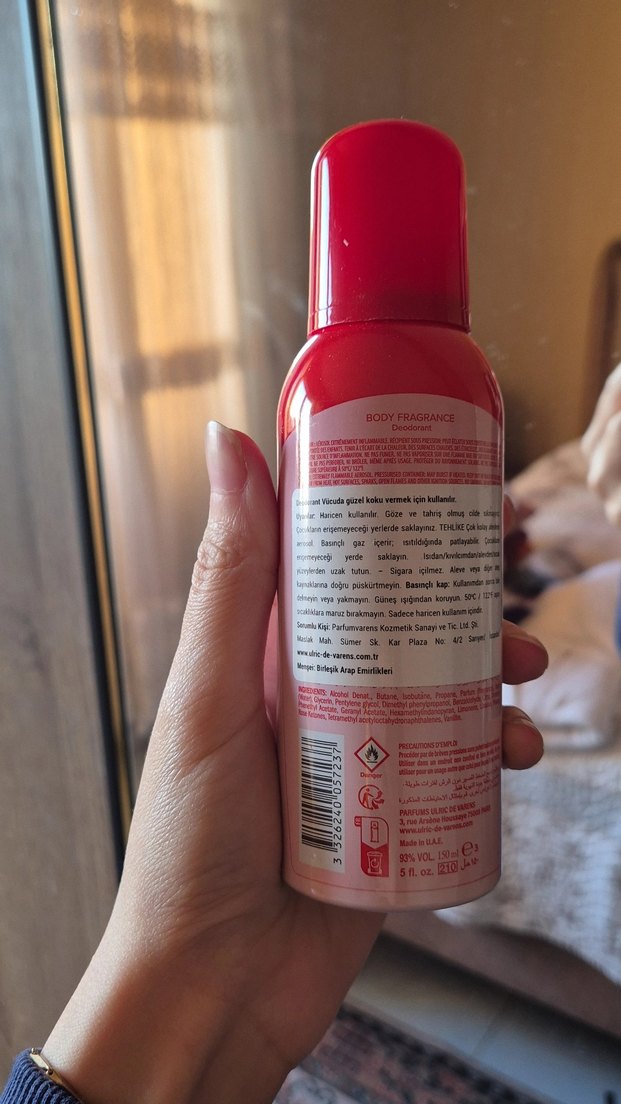 Varens Sweet Vanilya Vücut Parfümü - Görsel 3