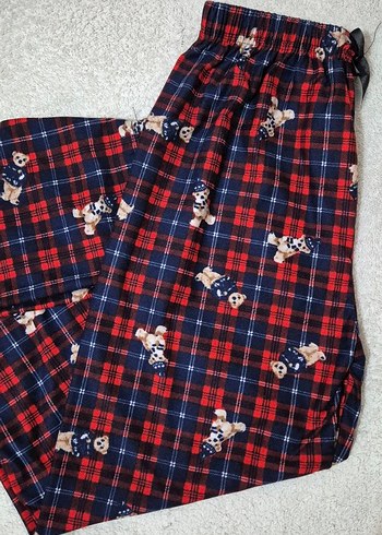 Renkli Baskılı Rahat Kadın Pijama Altı - Görsel 2
