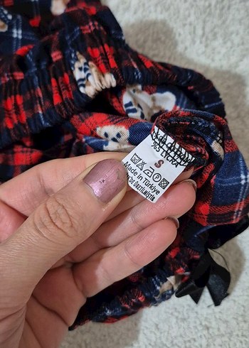 Renkli Baskılı Rahat Kadın Pijama Altı - Görsel 3