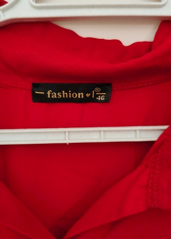 On Fashion Kırmızı Kadın Gömlek