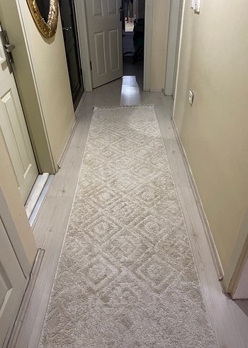 Bej Gri Desenli Halı - Görsel 2