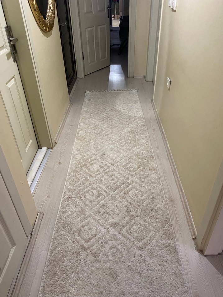 Bej Gri Desenli Halı - Görsel 2