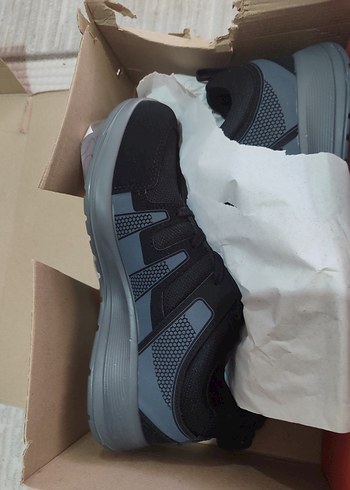 Erkek Siyah Bağcıklı Spor Ayakkabı - Görsel 3