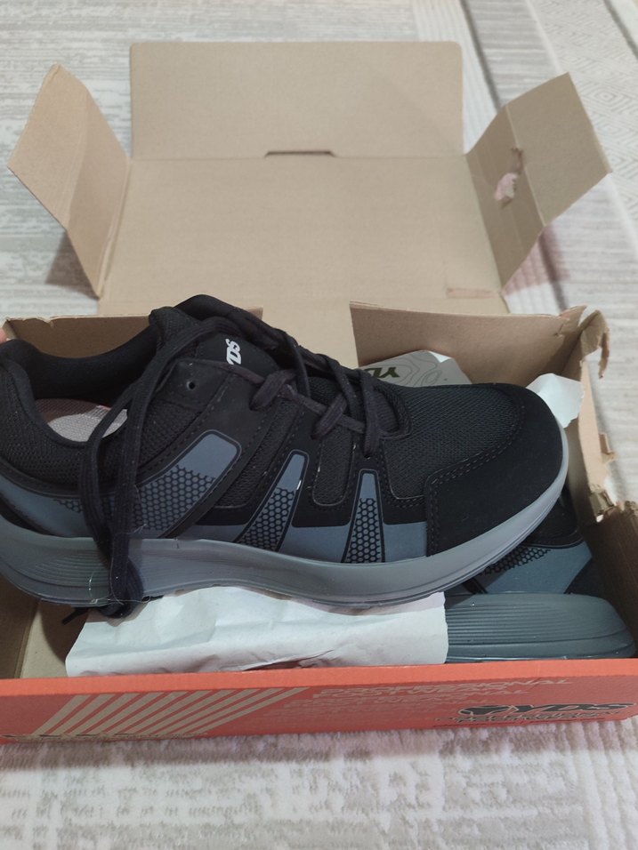 Erkek Siyah Bağcıklı Spor Ayakkabı - Görsel 2