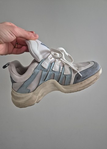 tabanı yüksek spor ayakkabı - Görsel 2