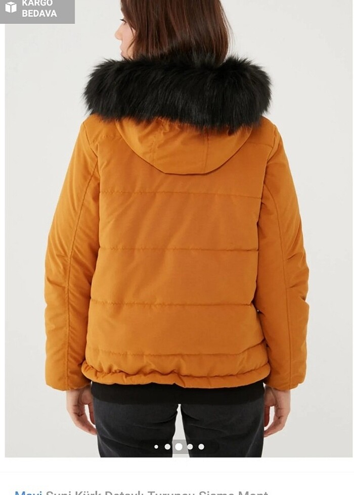 Sıfır mont mavi jeans  - Görsel 3