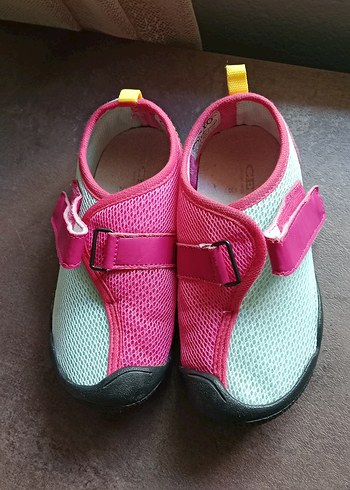 Kız Çocuk Renkli Cırt Cırtlı Terlik - Görsel 2