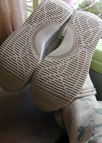 Kız Çocuk Beyaz Spor Ayakkabı Velcro - Görsel 7