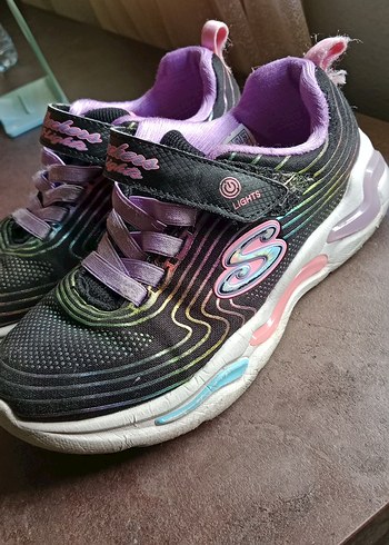 Kız Çocuk Çok Renkli Bağcıklı Spor Ayakkabı - Görsel 3