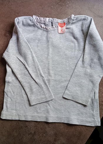 Kız Çocuk Pembe Uzun Kollu Sweatshirt toplu - Görsel 7