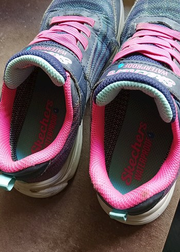 Kız Çocuk Pembe Bağcıklı ve Cırt Cırtlı Spor Ayakkabı - Görsel 7