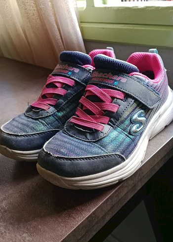 Kız Çocuk Pembe Bağcıklı ve Cırt Cırtlı Spor Ayakkabı - Görsel 2