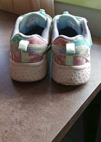 Kız Çocuk Turkuaz Bağcıklı Spor Ayakkabı - Görsel 3