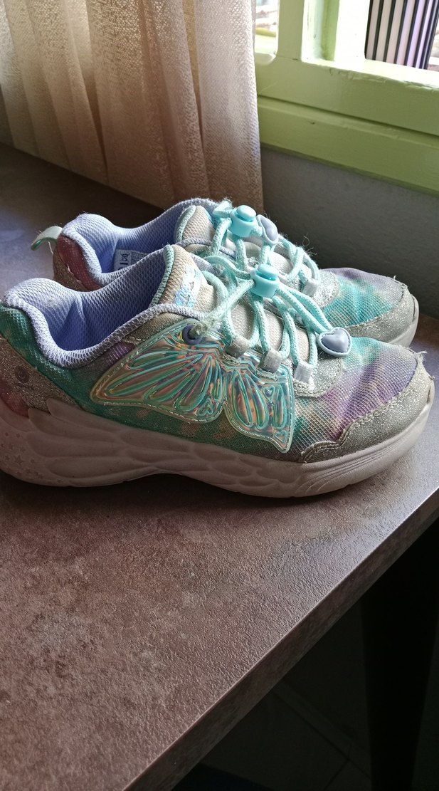 Kız Çocuk Turkuaz Bağcıklı Spor Ayakkabı - Görsel 4