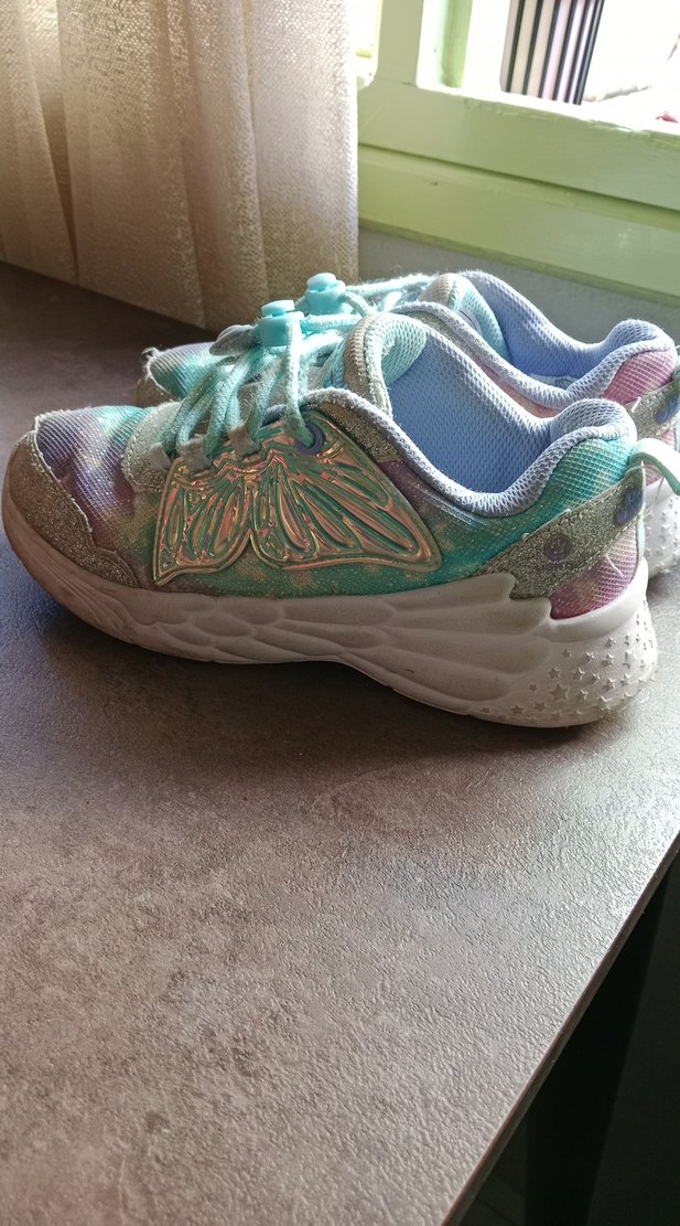 Kız Çocuk Turkuaz Bağcıklı Spor Ayakkabı - Görsel 2