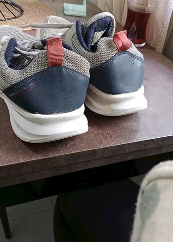 Gri Bağcıklı Kadın Spor Ayakkabı - Görsel 6