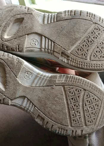 Kız Çocuk Çok Renkli Bağcıklı Sneaker - Görsel 6