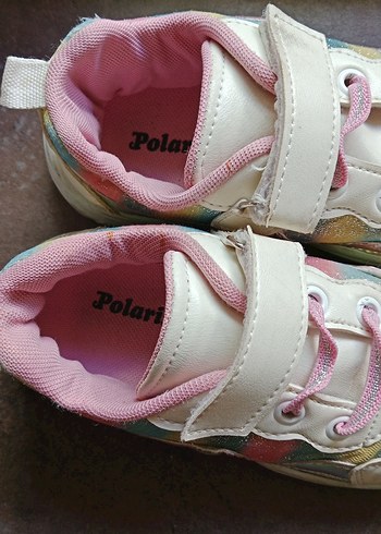 Kız Çocuk Çok Renkli Bağcıklı Sneaker - Görsel 4