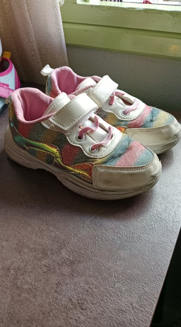 Kız Çocuk Çok Renkli Bağcıklı Sneaker - Görsel 2