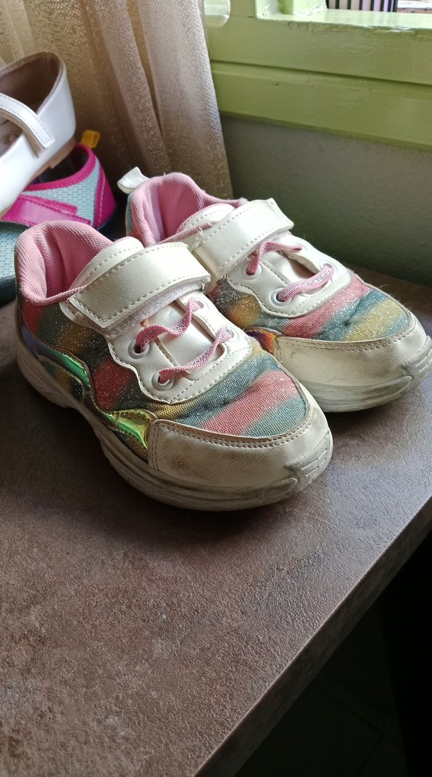 Kız Çocuk Çok Renkli Bağcıklı Sneaker - Görsel 5