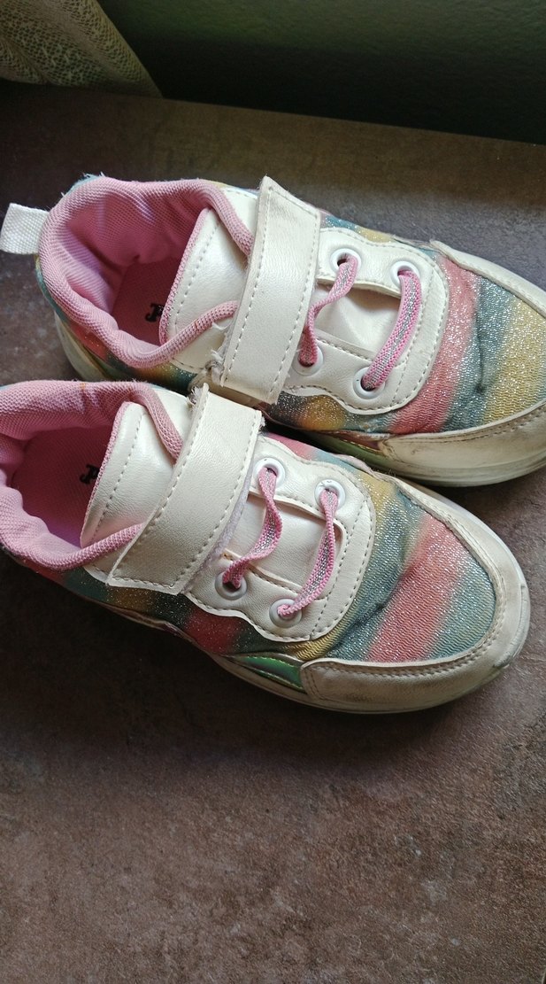 Kız Çocuk Çok Renkli Bağcıklı Sneaker - Görsel 3