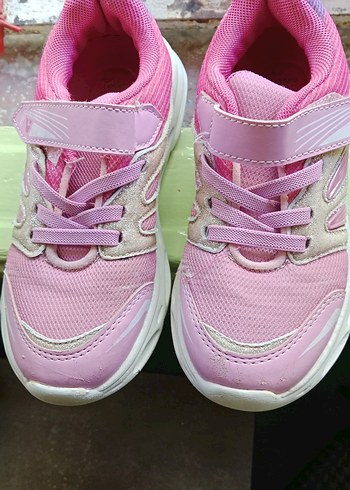 Kız Çocuk Pembe Spor Ayakkabı Velcro - Görsel 4