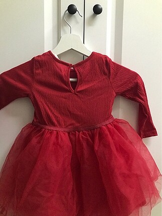 18-24 Ay Beden kırmızı Renk H&M elbise