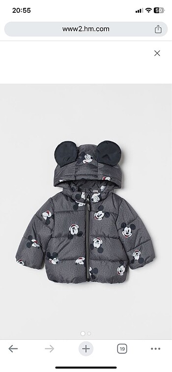 H&M Mickey mont 2-3 yaş