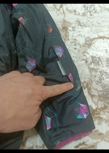 Kız Çocuk Kapüşonlu Fermuarlı Ceket - Görsel 7