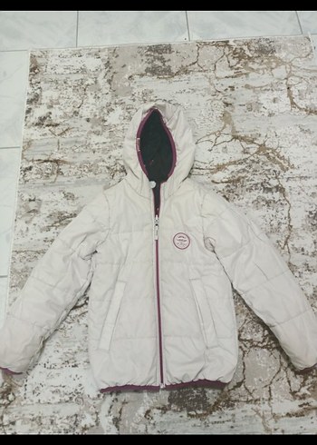 Kız Çocuk Kapüşonlu Fermuarlı Ceket - Görsel 3