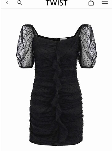 m Beden TWIST ELBİSE