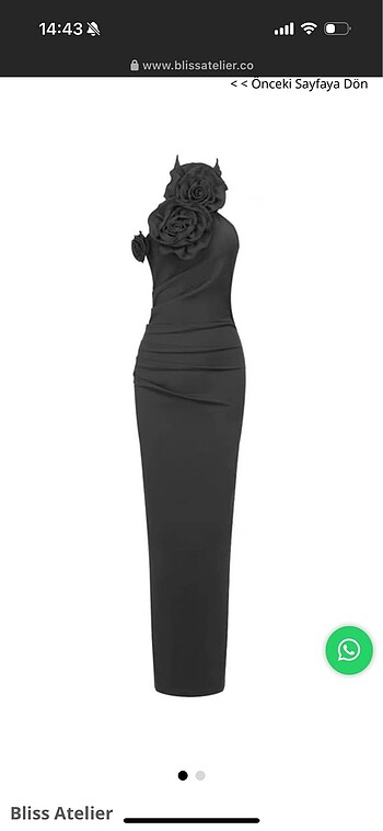 xs Beden BLISS ATELIER ELBİSE