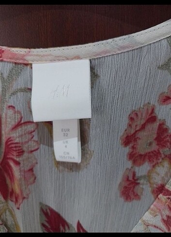 32 Beden ten rengi Renk H&m elbise