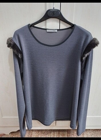 40 Beden mor Renk Zara bluz