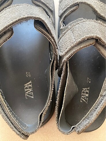 27 Beden gri Renk Zara sandalet