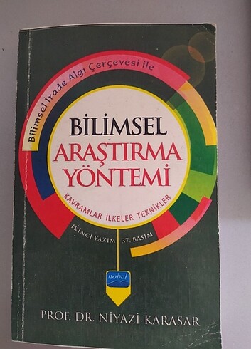 Bilimsel araştırma yöntemleri kitabı 
