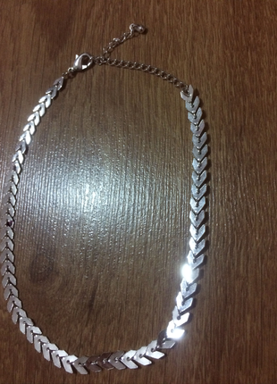 H&M gümüş choker